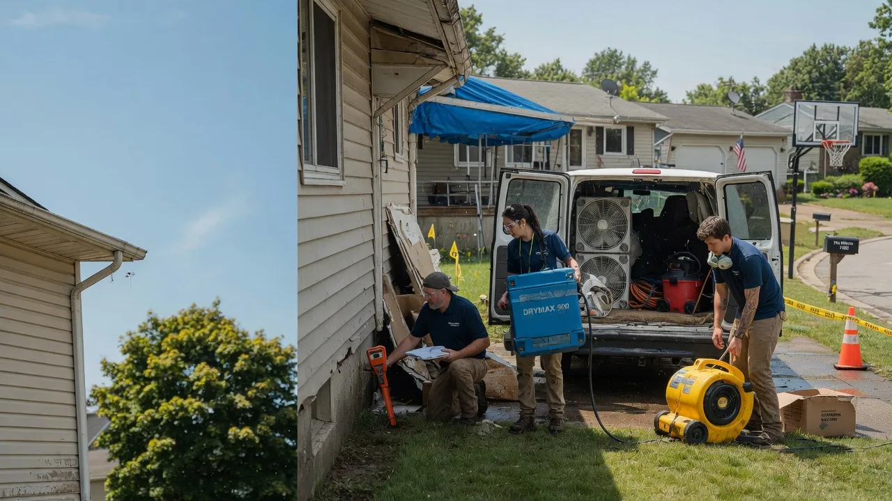 Ceiling Leak Cleanup in Ohio near me