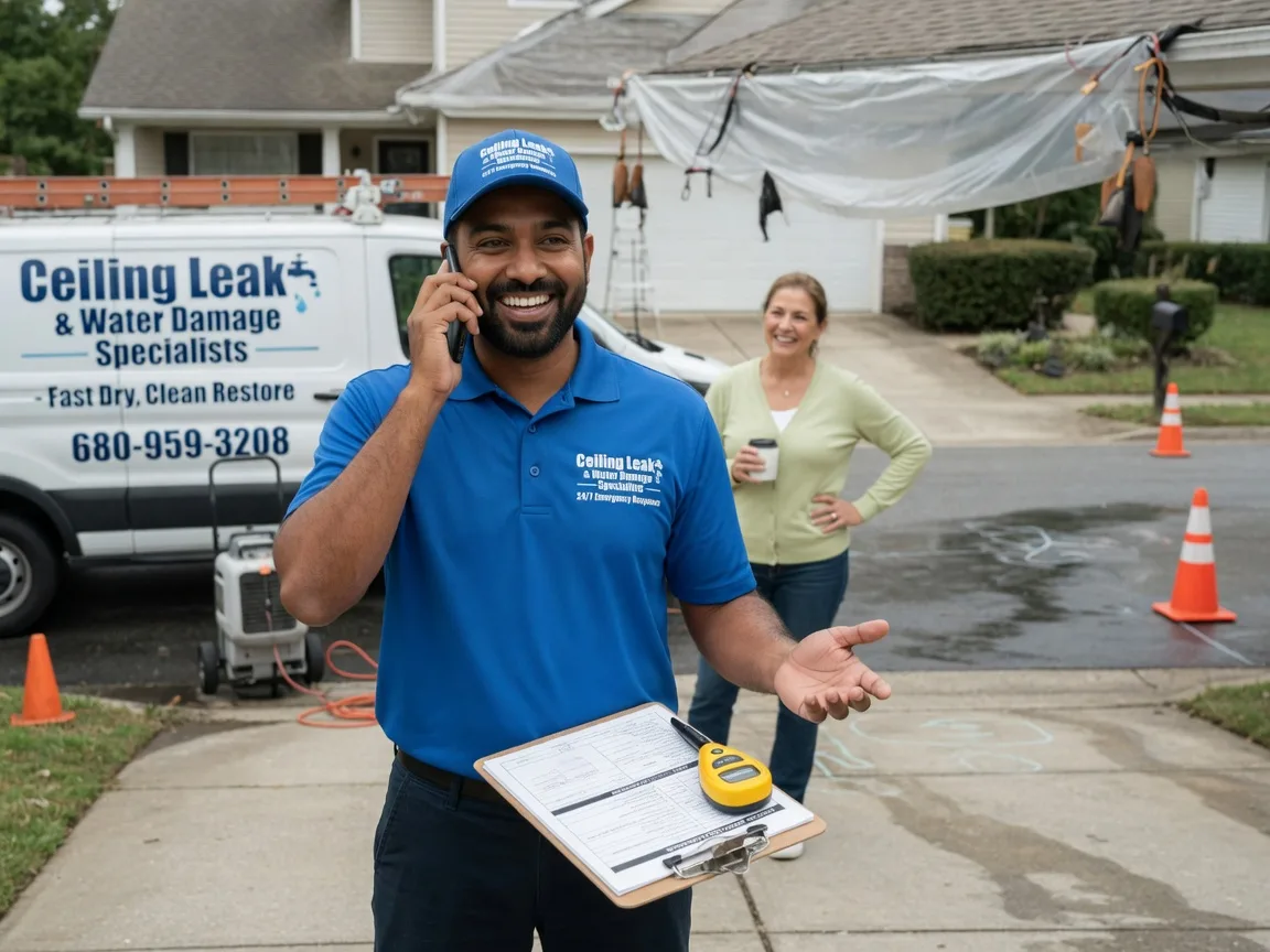 Ceiling Leak Cleanup Ohio FAQs